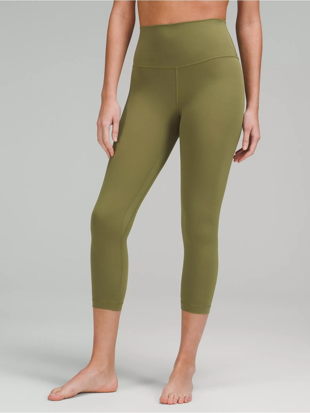 Lululemon Align Crop 23” leggings in Olive